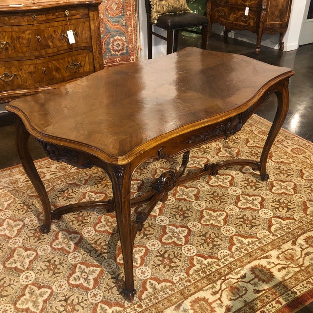 Antique Hand-Carved and Shaped Center Table For Sale - Image 13 of 13