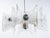 1960s German Mid-Century Modern Chandelier With Textured Glass by Kalmar, C. 1960's For Sale - Image 5 of 11