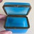Glass French Blue Opaline Glass Box For Sale - Image 7 of 8