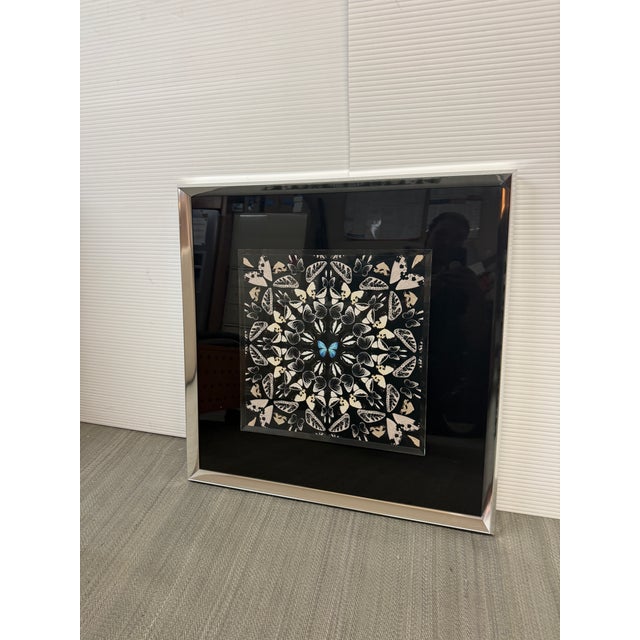 2010s Laitan Home Decorations Butterfly Print Art Work, Framed For Sale - Image 5 of 12