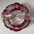 1950’s Mid-Century Cranberry Floral Glass Basket Attributed to Westmoreland For Sale In Indianapolis - Image 6 of 8