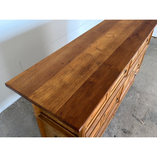 Tall Mid-Century Modern Oak Sideboard by Axel O. Röck for Ottrup Møbelfabrik, 1963 For Sale - Image 11 of 16