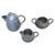 English Set of 3 Antique Sheffield Pewter Tea Set For Sale - Image 3 of 8