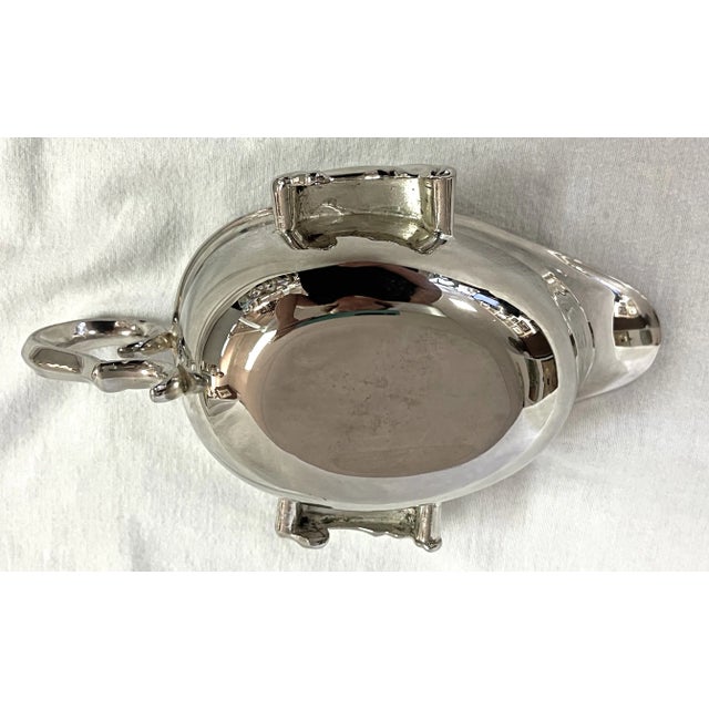 Vintage Silverplate Gravy Boat For Sale - Image 10 of 13