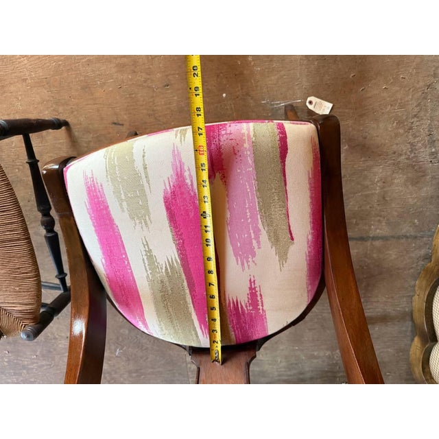 20th Century Regency Klismos Cherry Wood Dining Chairs For Sale - Image 9 of 18