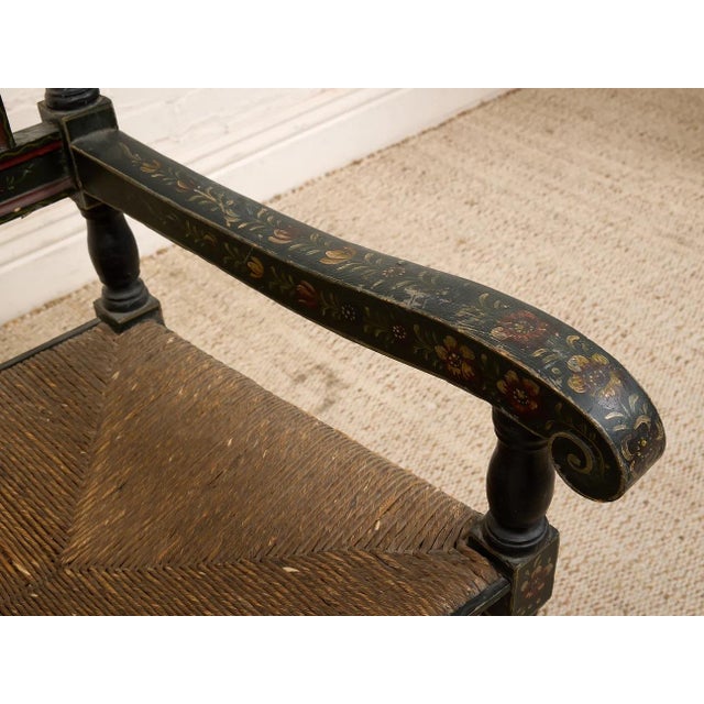 American 19th Century Antique American Hand-Painted Chair For Sale - Image 3 of 12