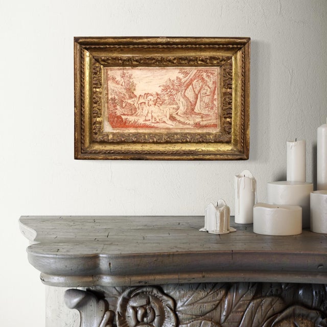 Sayter, Good Samaritan, 1749, Scagliola Panel on Slate For Sale - Image 14 of 16