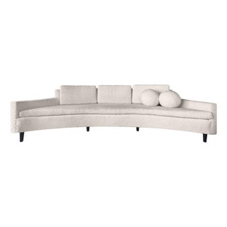Vintage Harvey Probber Curved Crescent Sofa C1960s For Sale