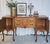 Wood Burl Wood / Veneer Sideboard Buffet, Louis XV Style, 1930's Sideboard Cabinet For Sale - Image 7 of 18