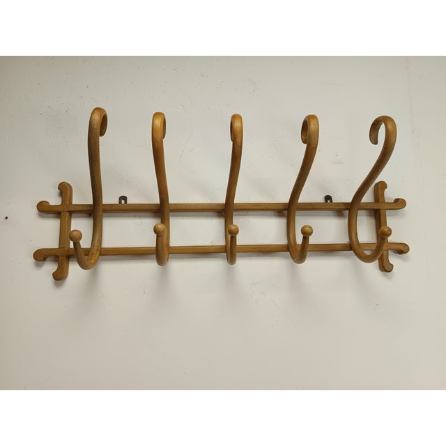 Wall-Mounted Coat Rack by Thonet, 1890s For Sale - Image 15 of 15