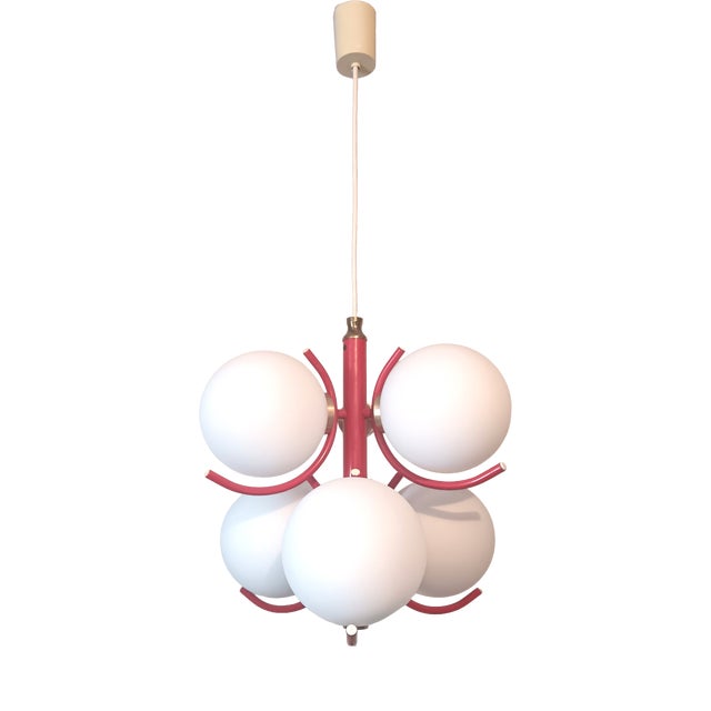 Space Age Pendant Light from Richard Essig, 1970s For Sale