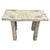 Beautiful patina on this antique single panel, natural aged teak wood bench or stool. Perfect for sitting on or as a...