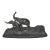 Victorian Bronze Elephant Desk Pen Holder With Inkwell Signed Austria For Sale