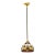 Vintage Tiffany Style Stained Glass Tulip Mini Pendant With Sloped Ceiling Adapter For Sale