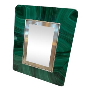 Angeletti Malachite Picture Frame, Rome, Mid-20th Century For Sale
