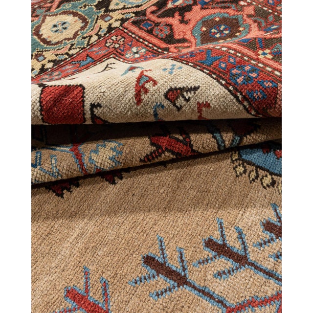 Antique Camel Hair Area Rug, 4'6 X 6'6 For Sale - Image 4 of 8
