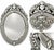 Elegant large Venetian-style oval wall mirror featuring an ornate mirrored frame, beveled glass edges, delicate etched...