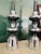 1960s Vintage Mid-Century Modern Chrome and Black Stacked Table Lamps - a Pair For Sale - Image 4 of 9