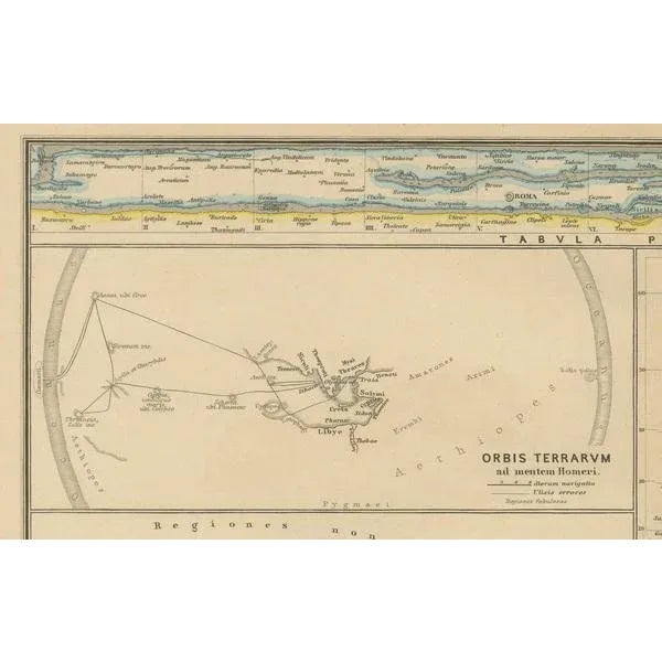 This original antique map is from Karl Spruner von Merz's "Atlas Antiquus", later edited by Theodorus Menke. The map is a...