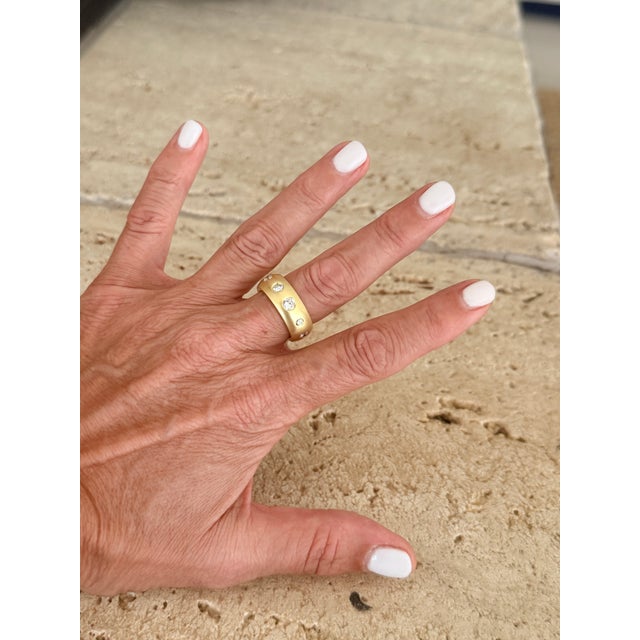 Talia Jade 18k Gold Diamond Band Ring, 1.90 Carats, Size 7 For Sale - Image 14 of 14