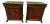 Pair of Hickory White Nightstands With Original Keys For Sale