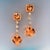 Natural Morganite Diamond Earrings 14k Gold 10.1 TCW Certified For Sale - Image 14 of 14