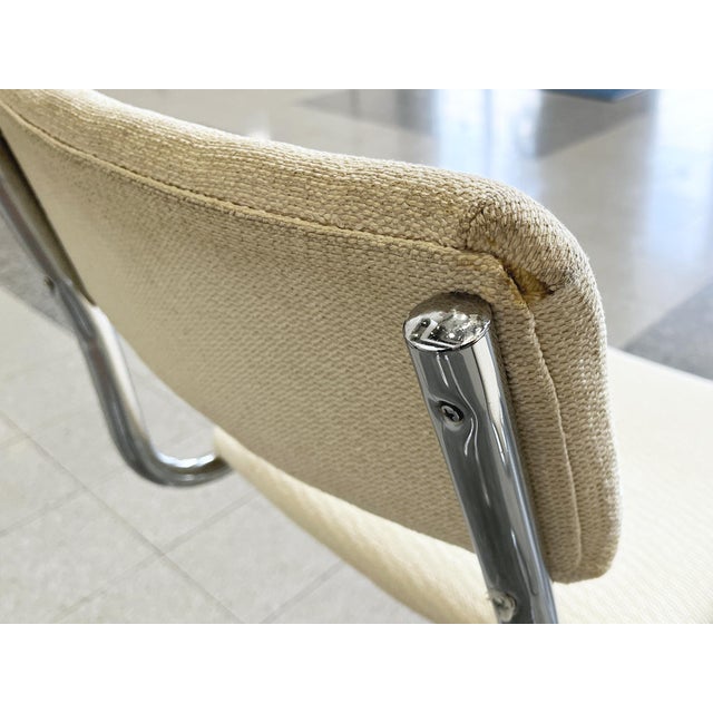 Bauhaus Style Tubular Chromed Steel Barstools - A Pair For Sale - Image 14 of 15