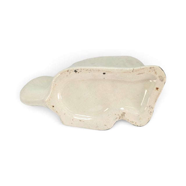 Mid-20th Century Staffordshire-Style King Charles Spaniel Mantel Dog 12" For Sale - Image 12 of 12