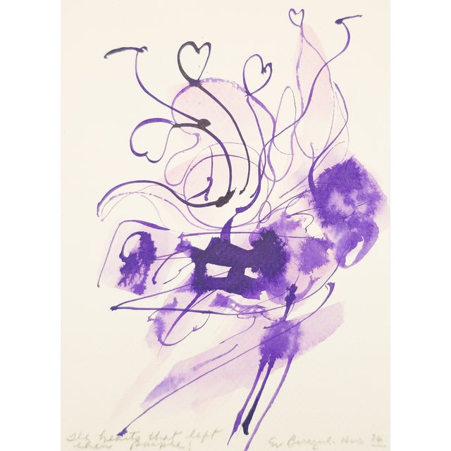 The Hearts That Left Their Purple - Eva Bouzard-Hui, C. 1996 For Sale