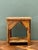 Brown Rustic Reed and Wood Accent Table For Sale - Image 8 of 17