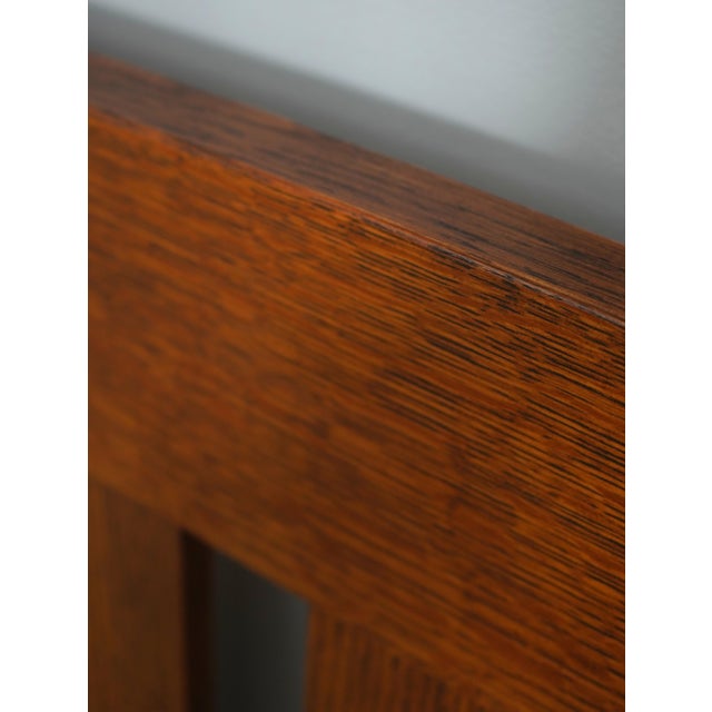 Stickley Harvey Ellis Queen Size Mission Oak Bed For Sale - Image 12 of 17