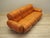 Vintage Spage Age Orange Sofa, 1960s For Sale - Image 9 of 18
