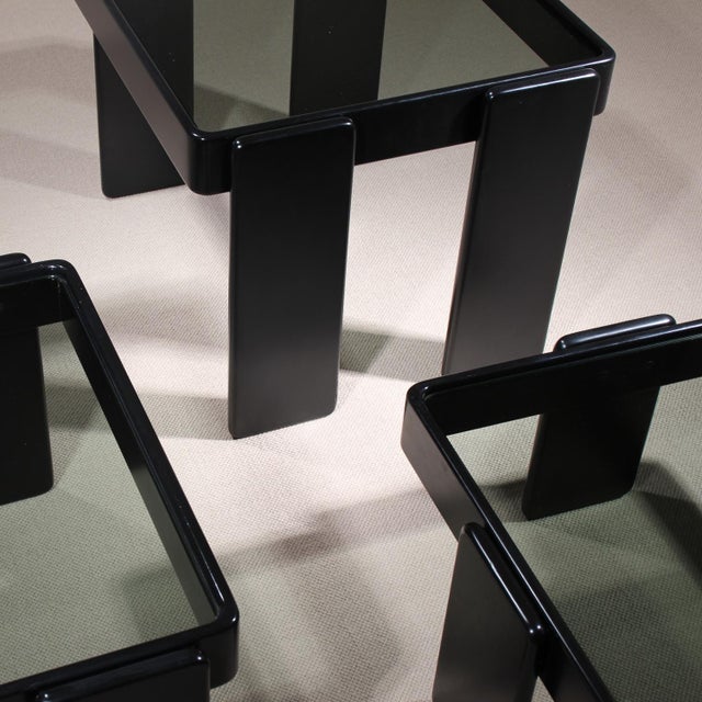 Nesting Tables by Gianfranco Frattini for Cassina, 1970s, Set of 3 For Sale - Image 9 of 14