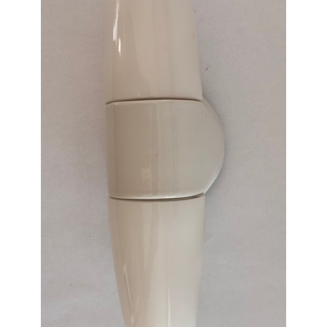 Wilhelm Wagenfeld Vintage Model 6068 Sconce in Ceramic by Wilhelm Wagenfeld for Lindner, 1958 For Sale - Image 4 of 14