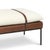 Regina Andrew Aspen Leather & Boucle Faux Wool Bench, White For Sale - Image 4 of 7