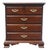 Thomasville Furniture Collector's Cherry Traditional Style 28" Four Drawer Nightstand 10111-818 For Sale