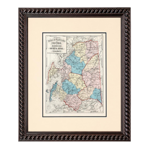 Talbot, Queen Anne & Caroline | Original 1873 Maryland Counties Map – Stedman & Brown