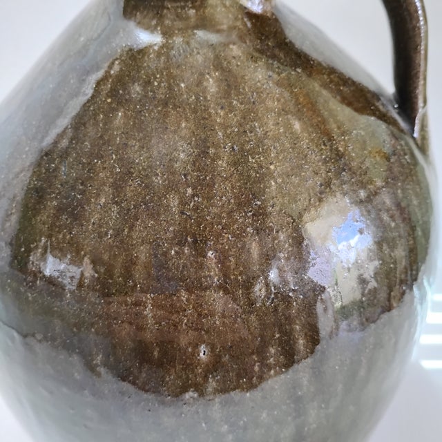 2000 - 2009 Original Charlie West Alkaline Glaze "Buggy" Jug For Sale - Image 5 of 8