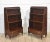 Mahogany Inlaid Open Bookcases, 1890s, Set of 2 For Sale - Image 12 of 18