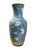 This striking Chinoiserie Famille Rose style vase commands attention with its bold dragon motif rendered in rich brown and...