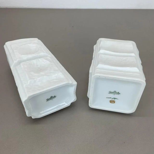 Op Art Vases by Martin Freyer for Rosenthal, Germany, 1970s, Set of 2 For Sale - Image 17 of 18
