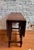 Closed measures 36" L x 16" W x 30" T Open measures 36" W x 47" L x 30" T Solid wood.