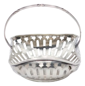 Basket-Shaped Silver Catchall