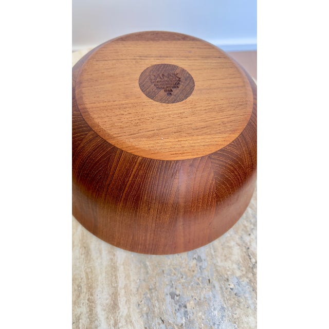 1980s 1980s Dansk by Jens Quistgaard Staved Teak Salad Bowl For Sale - Image 5 of 5