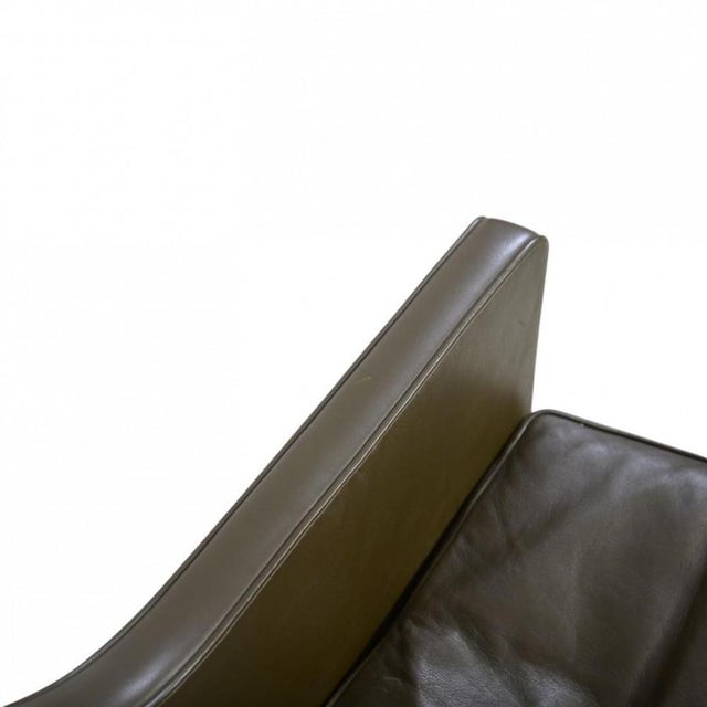 2422 2-Seater Sofa in Green Leather by Børge Mogensen, 1980s For Sale - Image 11 of 18