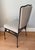 Tan Edgar Brandt Style French Art Deco Wrought Iron Dining Table & 6 Chairs For Sale - Image 8 of 13