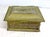 1910s Large Antique Spanish Baroque 2 Tone Heavy Brass Ornate Dresser Casket Desk Box For Sale - Image 5 of 16