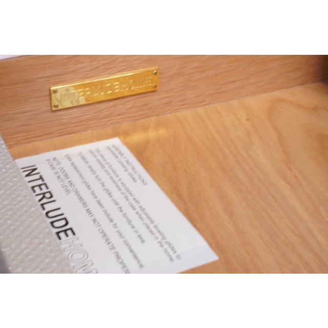 Interlude Home Taylor Small Bedside Chests, Pair of (New Condition) For Sale In San Diego - Image 6 of 8