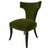 2000 - 2009 Modern Mid Century Style Klismos Dining Chairs . Green Velvet - Set of 6 For Sale - Image 5 of 5
