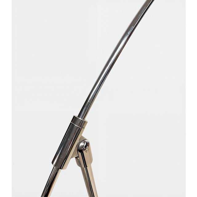 Vintage German Arc Lamp in Chrome by Bankamp, 1990s For Sale - Image 12 of 18